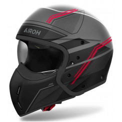 Мотошлем Airoh J110 SLIM, красный матовый, S