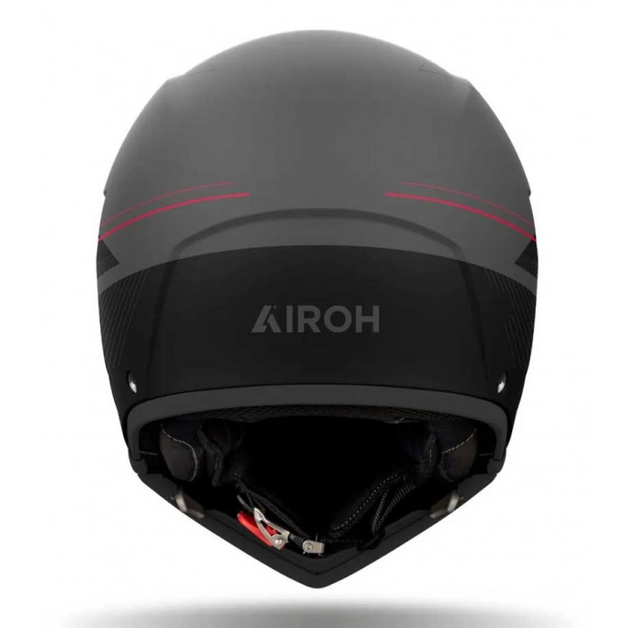 Мотошлем Airoh J110 SLIM, красный матовый, S