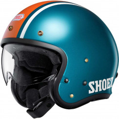 Мотошлем SHOEI J.O2 AVENTURE, бирюзово-оранжевый