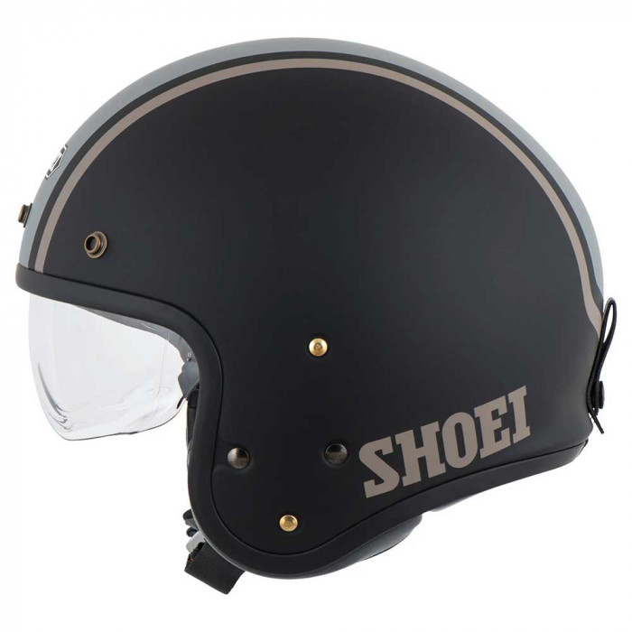Мотошлем SHOEI J.O2 AVENTURE, черно-серо-белый