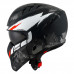Мотошлем SUOMY ARMOR HI VOLT, цвет Черный Матовый/Белый, Размер XL