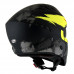 Мотошлем SUOMY ARMOR HI VOLT, цвет Черный Матовый/Желтый, Размер M