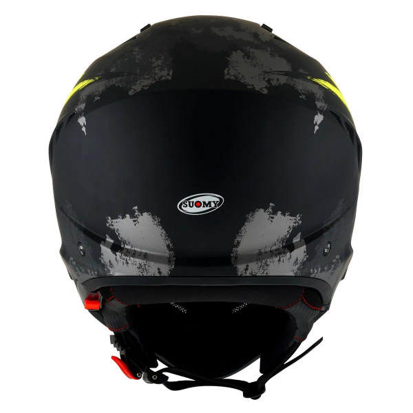 Мотошлем SUOMY ARMOR HI VOLT, цвет Черный Матовый/Желтый, Размер M