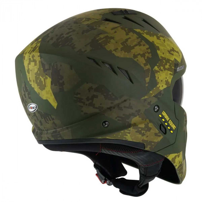 Мотошлем SUOMY ARMOR URBAN SQUAD CAMOUFLAGE, цвет Зеленый Матовый, Размер L