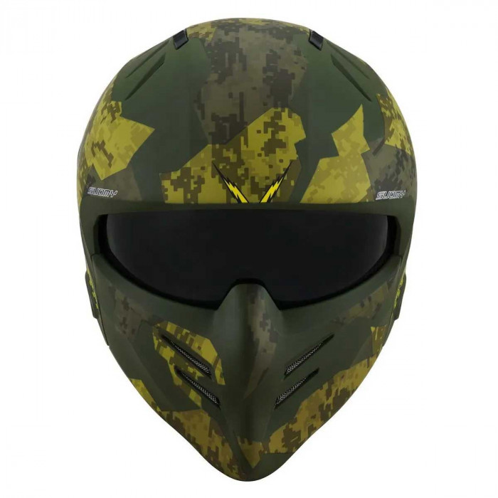 Мотошлем SUOMY ARMOR URBAN SQUAD CAMOUFLAGE, цвет Зеленый Матовый, Размер L