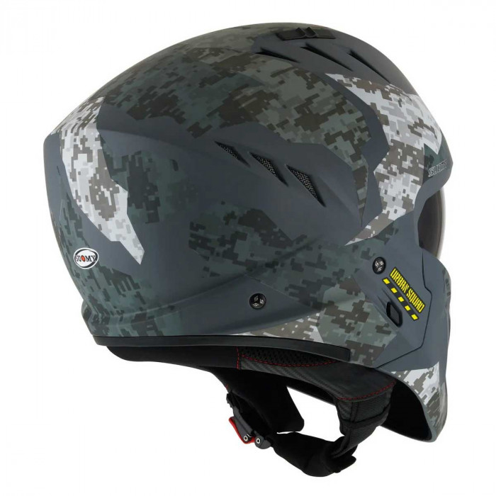 Мотошлем SUOMY ARMOR URBAN SQUAD CAMOUFLAGE, цвет Серый Матовый, Размер XL