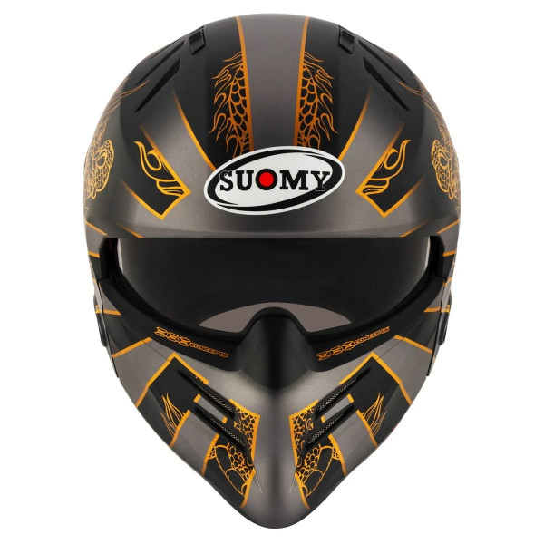 Мотошлем SUOMY ARMOR DRAGON, цвет Серый Матовый, Размер L