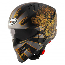 [SUOMY] Мотошлем ARMOR DRAGON, цвет Серый Матовый, Размер M