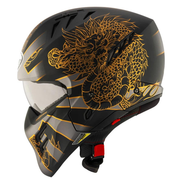 Мотошлем SUOMY ARMOR DRAGON, цвет Серый Матовый, Размер L