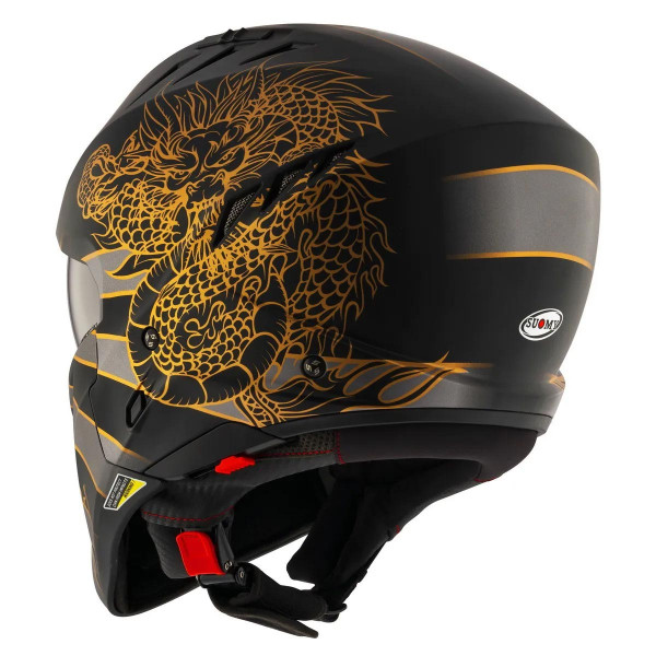 Мотошлем SUOMY ARMOR DRAGON, цвет Серый Матовый, Размер L