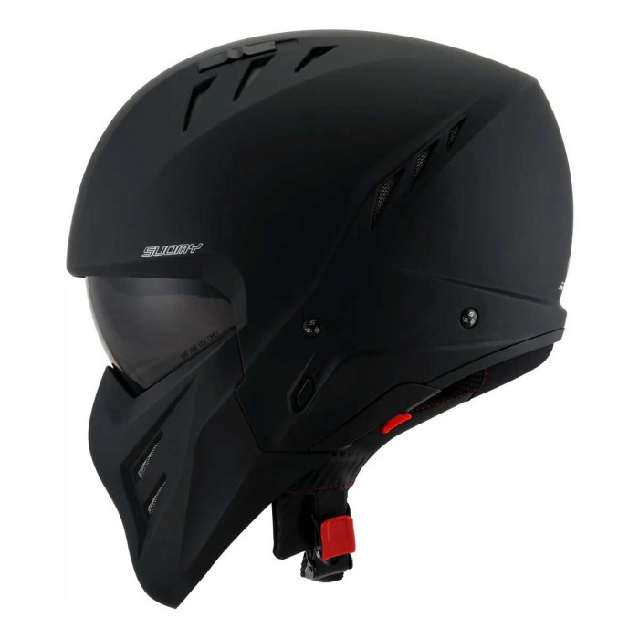 Мотошлем SUOMY ARMOR PLAIN, цвет Черный Матовый, Размер XL