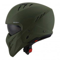 Мотошлем SUOMY ARMOR PLAIN, цвет Зеленый Матовый