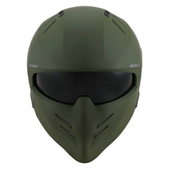 Мотошлем SUOMY ARMOR PLAIN, цвет Зеленый Матовый, Размер S