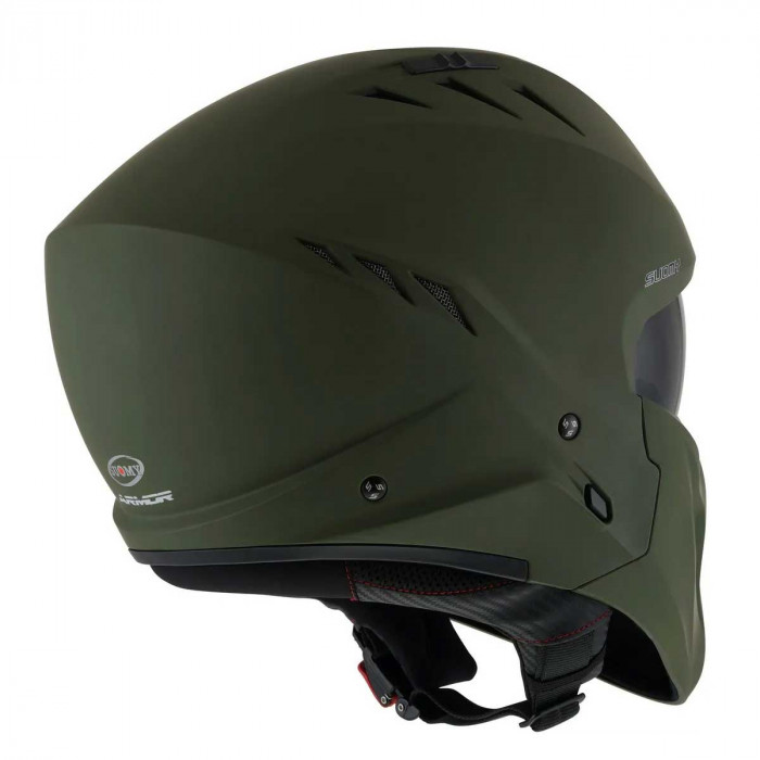 Мотошлем SUOMY ARMOR PLAIN, цвет Зеленый Матовый, Размер S