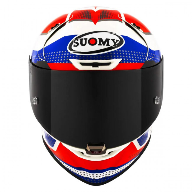 Мотошлем SR-GP EVO AIRSPEED, цвет Красный/Синий, Размер M