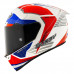 Мотошлем SR-GP EVO AIRSPEED, цвет Красный/Синий, Размер M