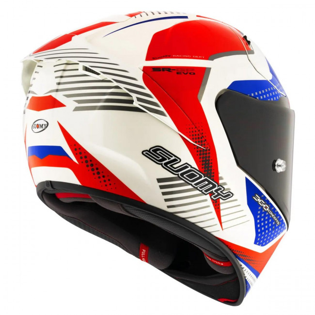 Мотошлем SR-GP EVO AIRSPEED, цвет Красный/Синий, Размер M