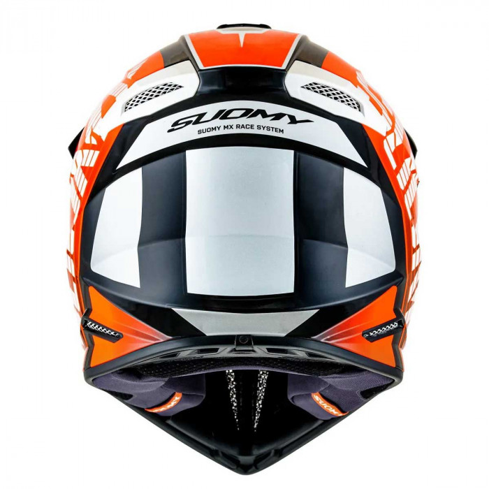 Мотошлем SUOMY X-WING AMPED, цвет Черный/Оранжевый, Размер L