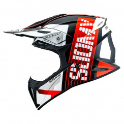 Мотошлем SUOMY X-WING AMPED, цвет Черный/Красный