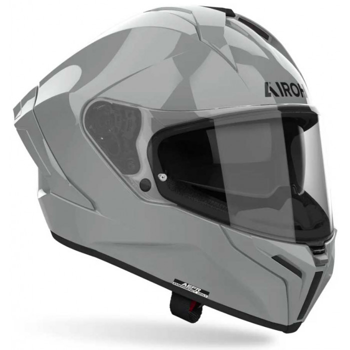 Мотошлем Airoh MATRYX COLOR Gloss, серый, глянцевый, XL