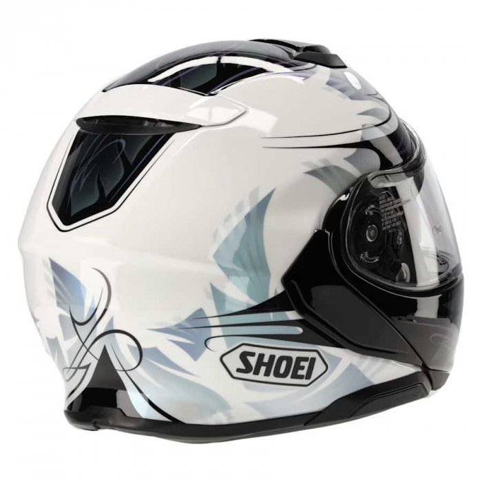 Мотошлем SHOEI NEOTEC III BREEZE, черно-бело-серебристый