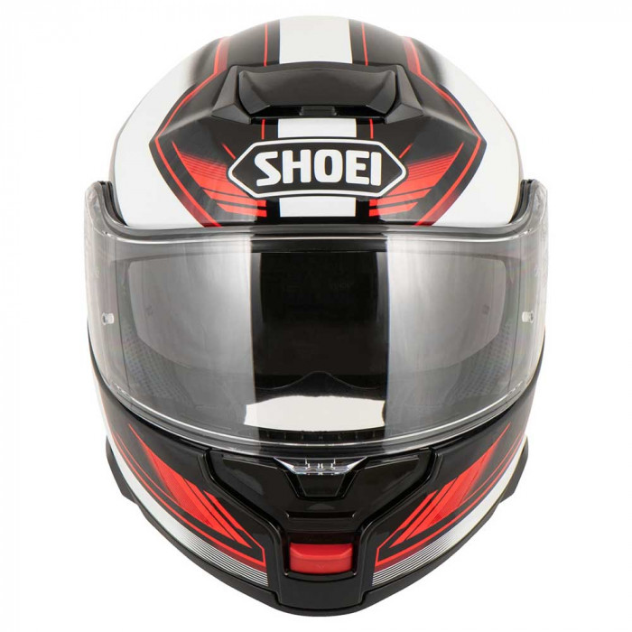 Мотошлем SHOEI NEOTEC III GRASP, бело-черно-красный