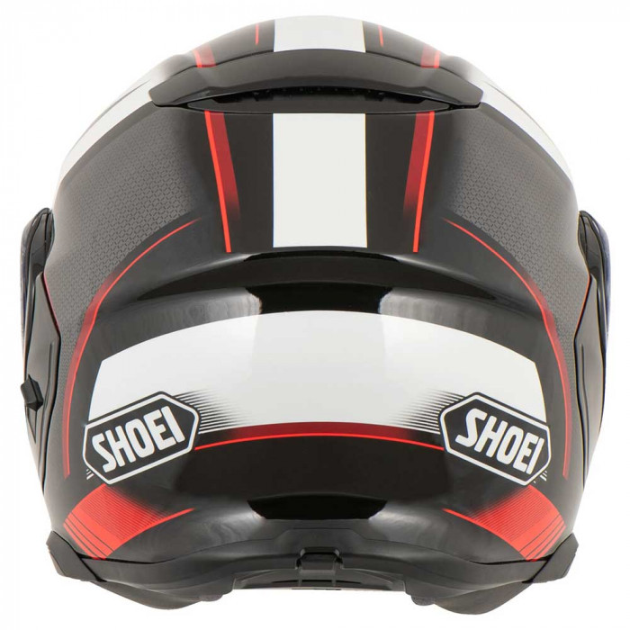 Мотошлем SHOEI NEOTEC III GRASP, бело-черно-красный