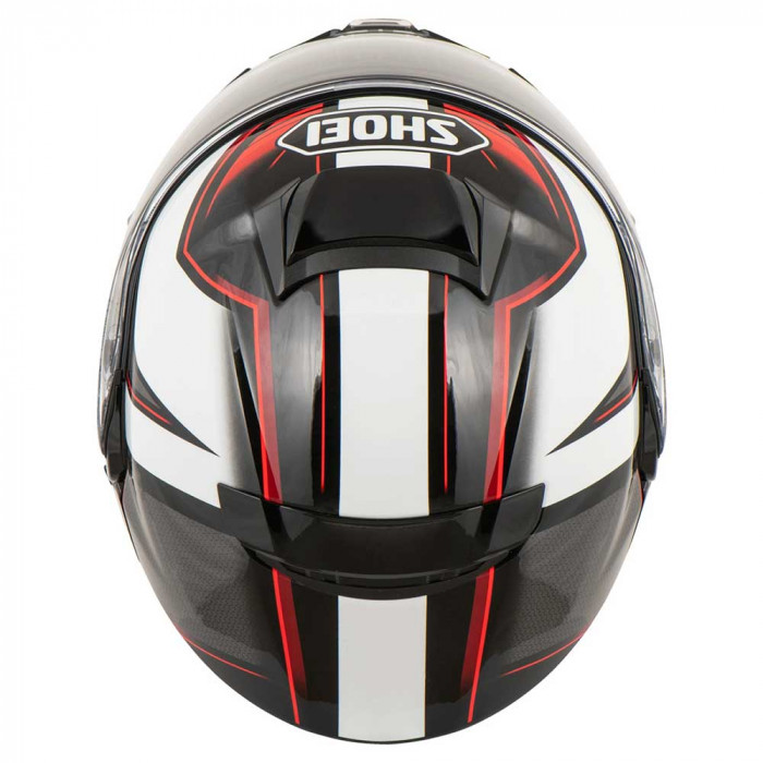Мотошлем SHOEI NEOTEC III GRASP, бело-черно-красный