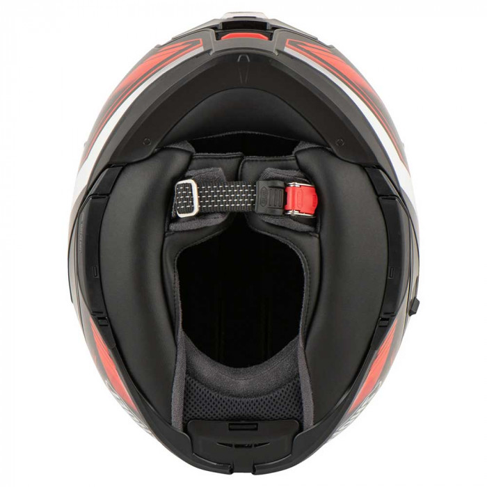 Мотошлем SHOEI NEOTEC III GRASP, бело-черно-красный