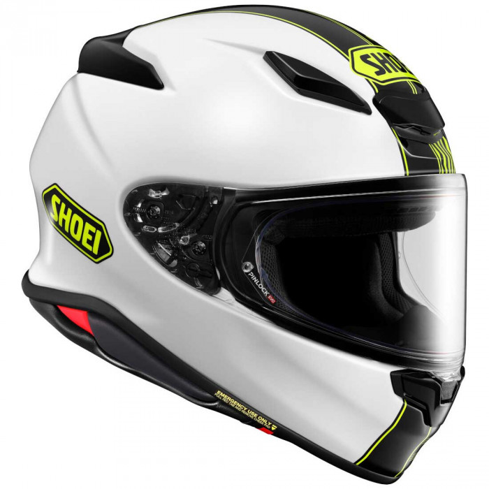 Мотошлем SHOEI NXR BEAUT желто-черно-белый, TC-3, глянцевый, S