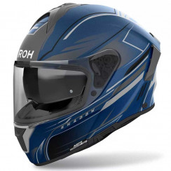Мотошлем Airoh SPARK SHADOW, синий матовый, S