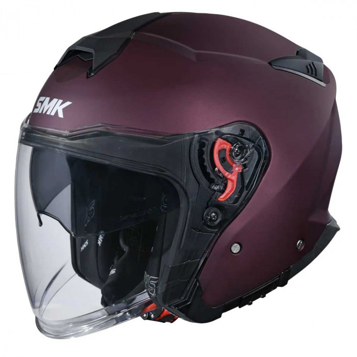 Мотошлем SMK GTJ, цвет Красный Wine Red MA300, Размер XL