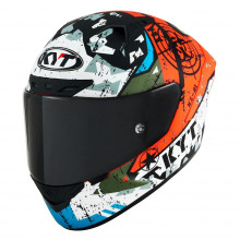 [KYT] Мотошлем NZ RACE BLAZING, цвет Красный Матовый, Размер L