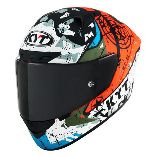 Мотошлем NZ RACE BLAZING, цвет Красный Матовый, Размер L