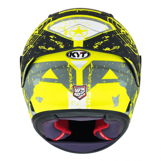 Мотошлем NZ RACE BLAZING, цвет Желтый Матовый, Размер L