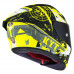 Мотошлем NZ RACE BLAZING, цвет Желтый Матовый, Размер L