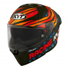 [KYT] Мотошлем R2R MAX FERNANDEZ 2022 REPLICA, цвет Черный Матовый/Оранжевый/Синий, Размер L