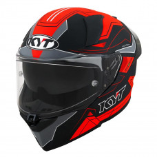 [KYT] Мотошлем R2R LED, цвет Черный Матовый, Размер S