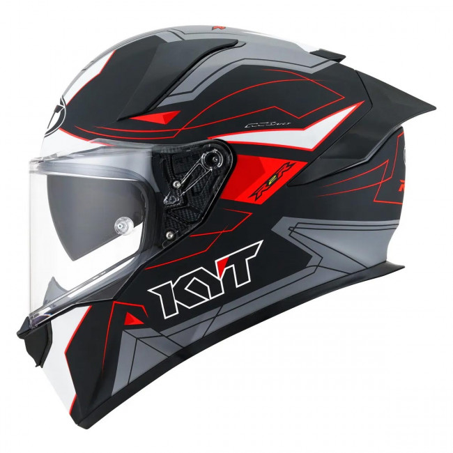 Мотошлем R2R LED, цвет Черный Матовый/Серый, Размер 2XL