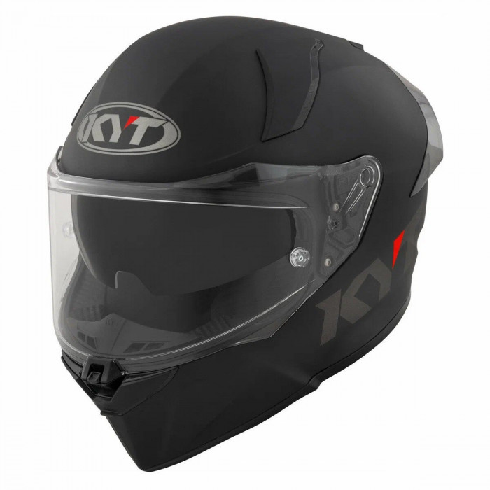Мотошлем KYT R2R PLAIN, цвет Черный Матовый, Размер XL