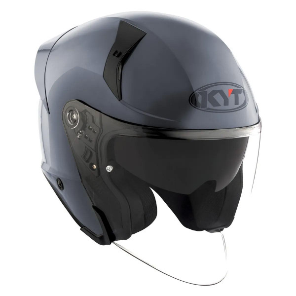 Мотошлем TTR-JET PLAIN, цвет Серый, Размер 2XL