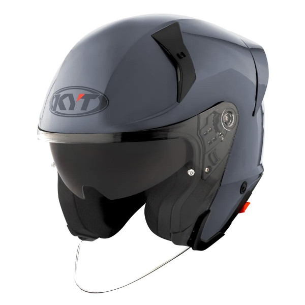 Мотошлем TTR-JET PLAIN, цвет Серый, Размер 2XL
