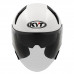 Мотошлем TTR-JET PLAIN, цвет Белый, Размер M