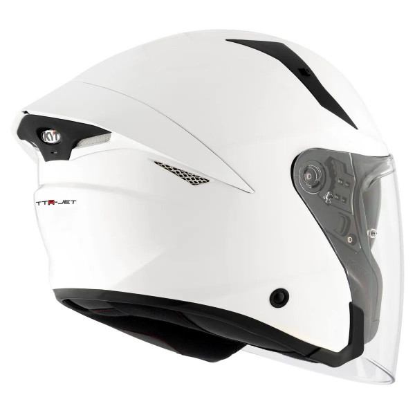 Мотошлем TTR-JET PLAIN, цвет Белый, Размер M