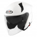 Мотошлем TTR-JET PLAIN, цвет Белый, Размер M