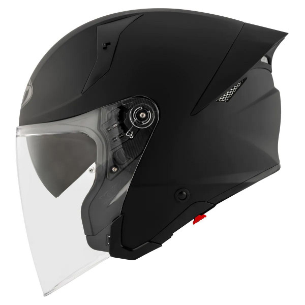 Мотошлем TTR-JET PLAIN, цвет Черный Матовый, Размер XS