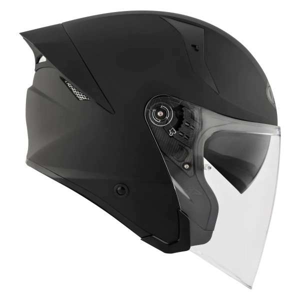 Мотошлем TTR-JET PLAIN, цвет Черный Матовый, Размер XS