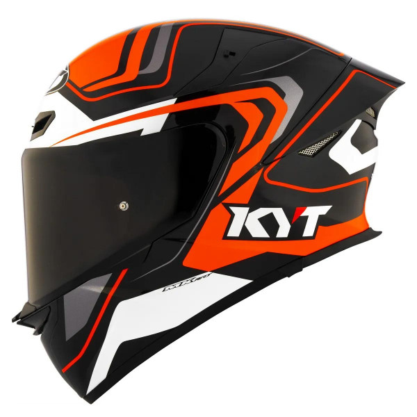 Мотошлем TT-REVO OVERTECH, цвет Черный/Оранжевый, Размер M