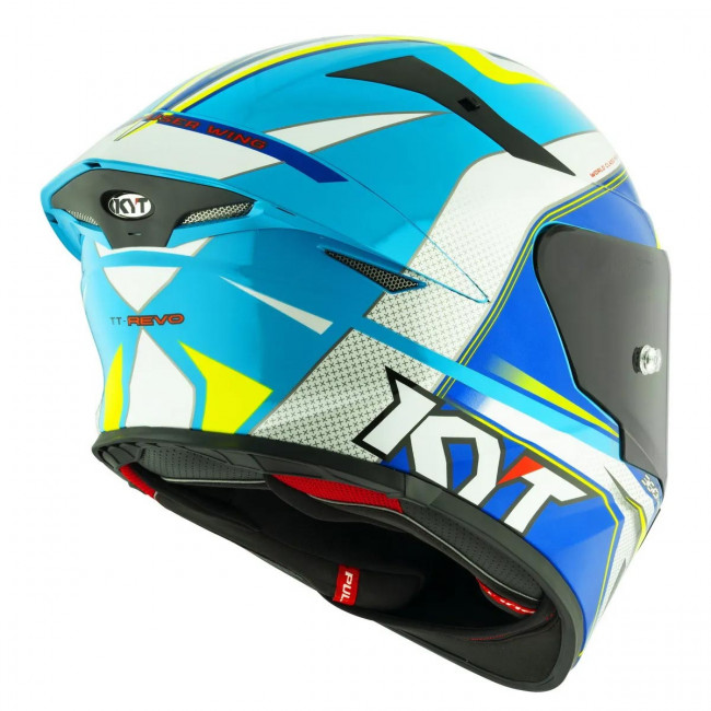 Мотошлем TT-REVO GRAND PRIX, цвет Белый/Синий, Размер L