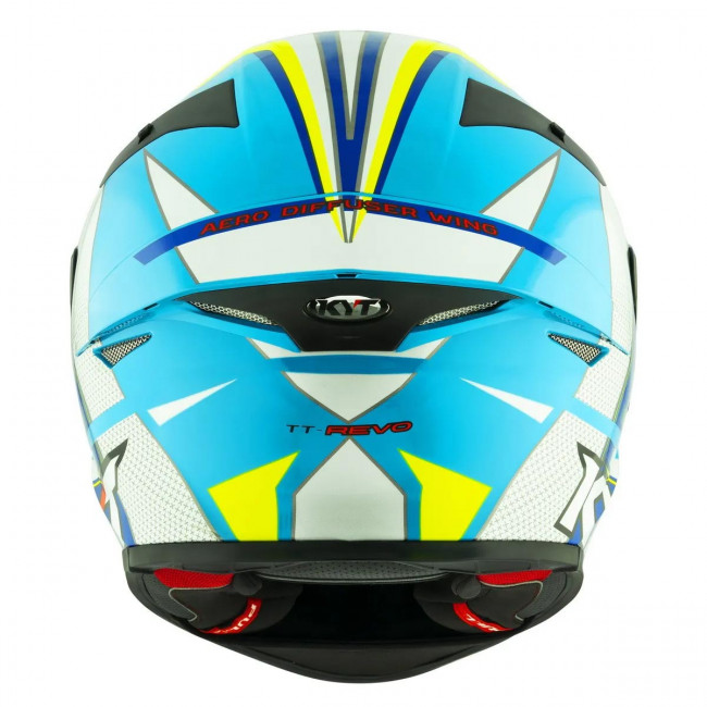 Мотошлем TT-REVO GRAND PRIX, цвет Белый/Синий, Размер L